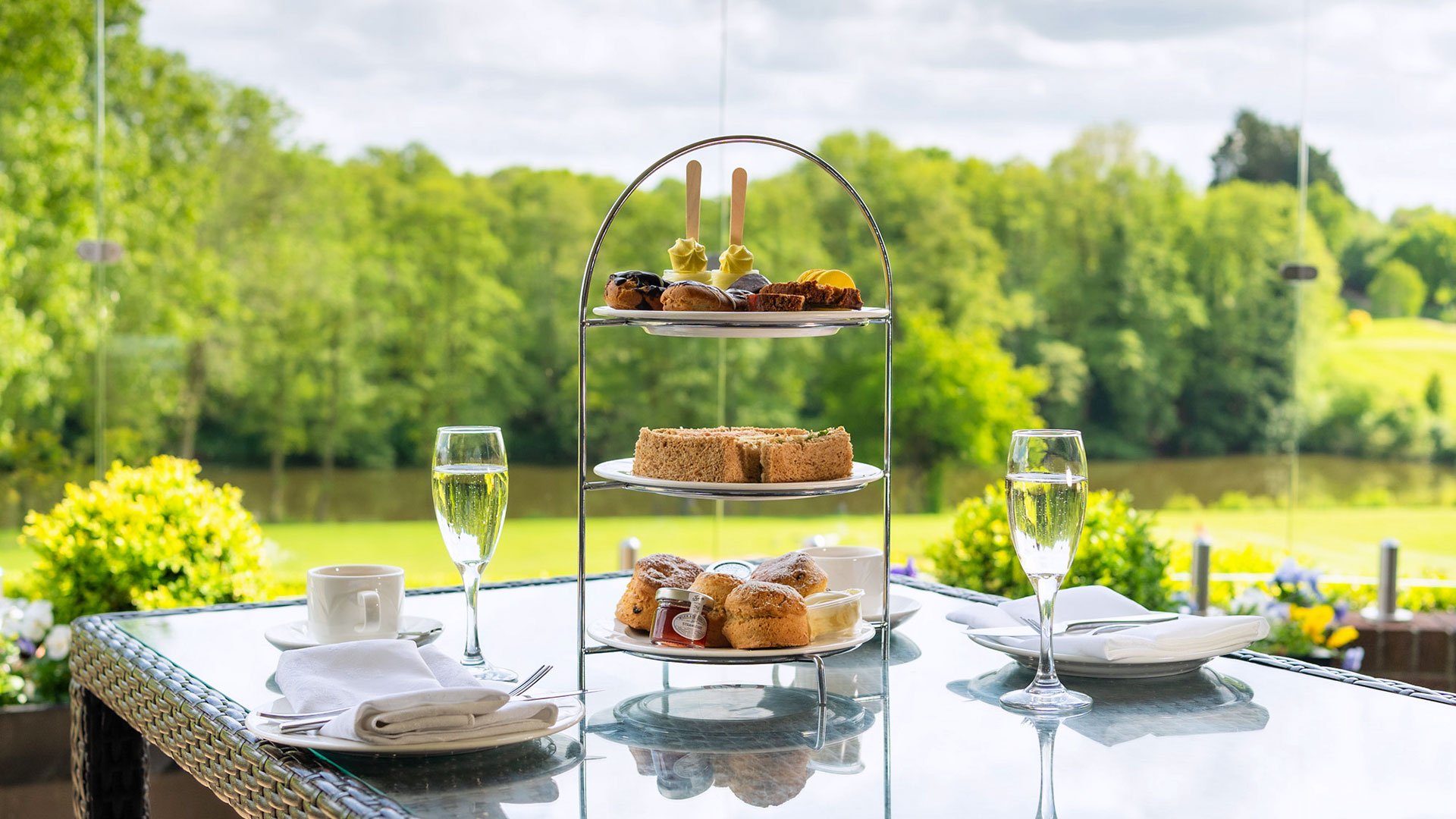 stoke by nayland hotel golf spa, suffolk afternoon tea