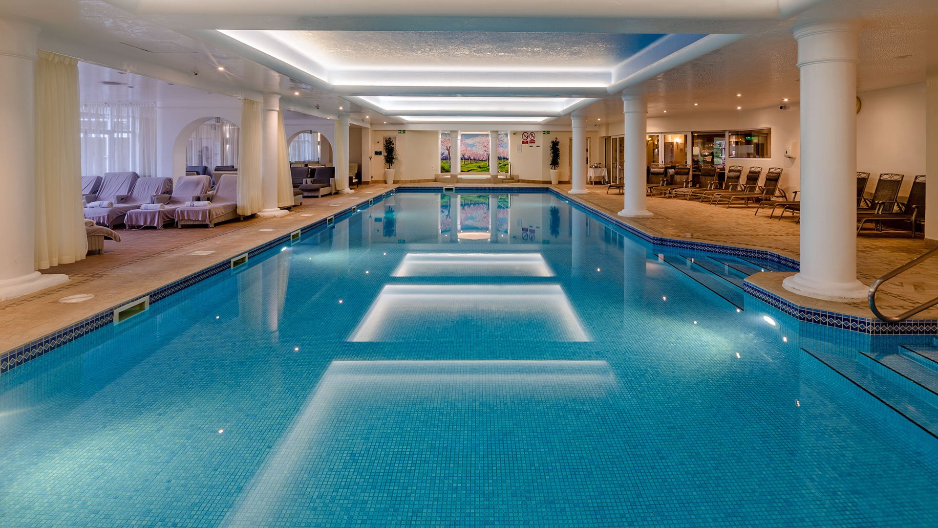 stoke by nayland hotel golf spa, suffolk, indoor pool