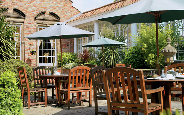 The Terrace - Bridge Hotel & Spa, Yorkshire. The Terrace - Bridge Hotel & Spa, Yorkshire.