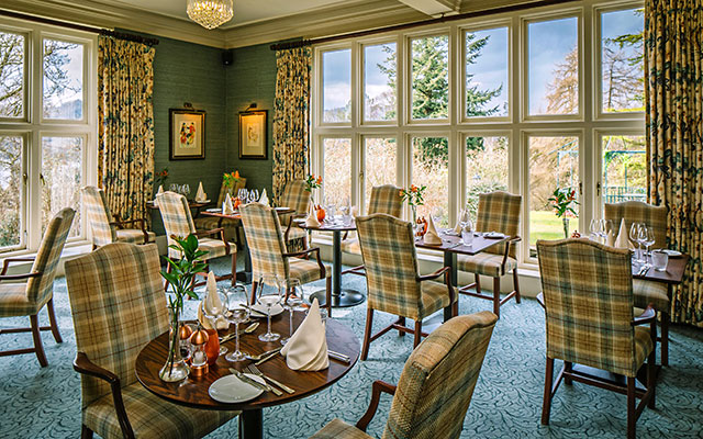 The Dining Room Restaurant - Lindeth Howe Country House Hotel, Lake District The Dining Room Restaurant - Lindeth Howe Country House Hotel, Lake District