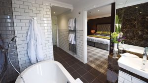 Family Premier Room bathroom - Ramside Hall Hotel, Durham