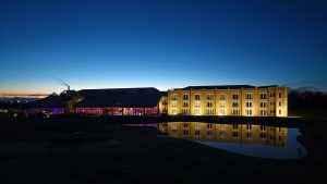 Exterior shot of the hotel at dusk - Ramside Hall Hotel, Durham
