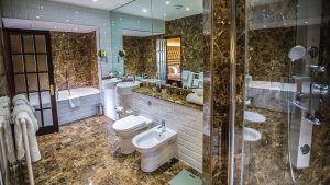 Presidential Suite bathroom - Ramside Hall Hotel, Durham