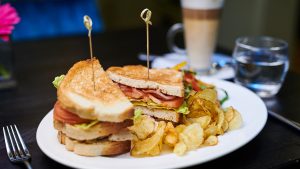 Casual dining in the Lounge, County Hotel, Chelmsford