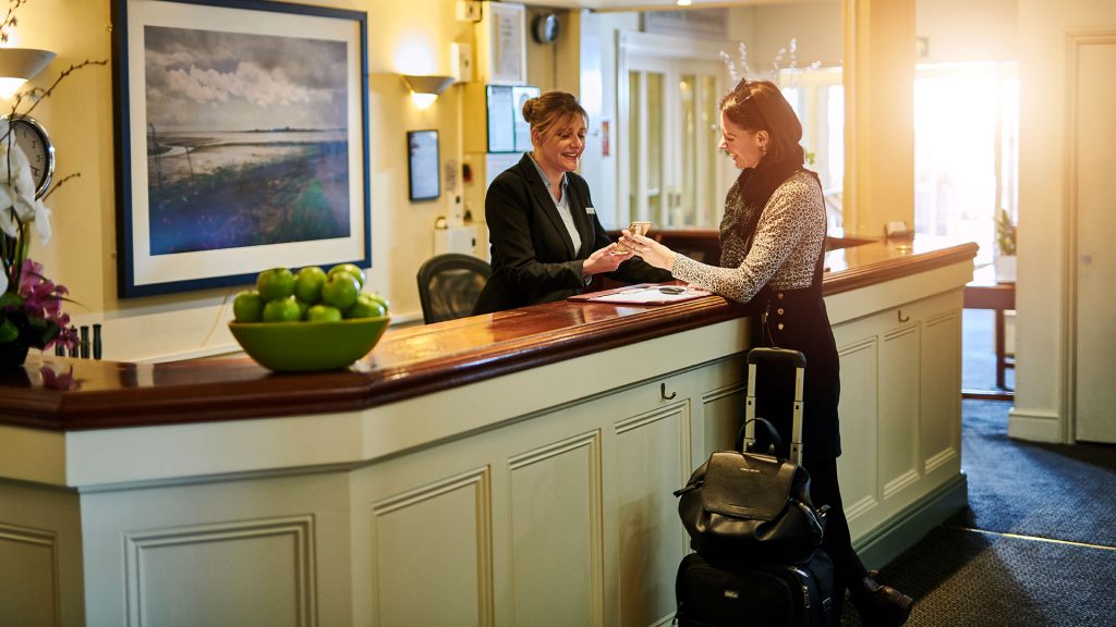 Checking in with ease - County Hotel, Chelmsford