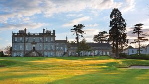 Main hotel building overlooking one of the 18-hole golf courses - Dalmahoy Hotel & Country Club, Edinburgh