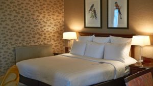 Bedroom in the Junior Turret Suite - Dalmahoy Hotel & Country Club, Edinburgh