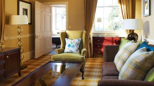 Lounge area in the Morton Suite - Dalmahoy Hotel & Country Club, Edinburgh