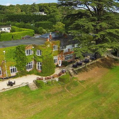 Ivy clad Grade II listed Victorian Club house - Donnington Valley Hotel, Golf & Spa, Newbury
