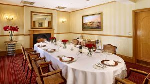 The Oak Room set for private dining - Fairlawns Hotel & Spa, Walsall