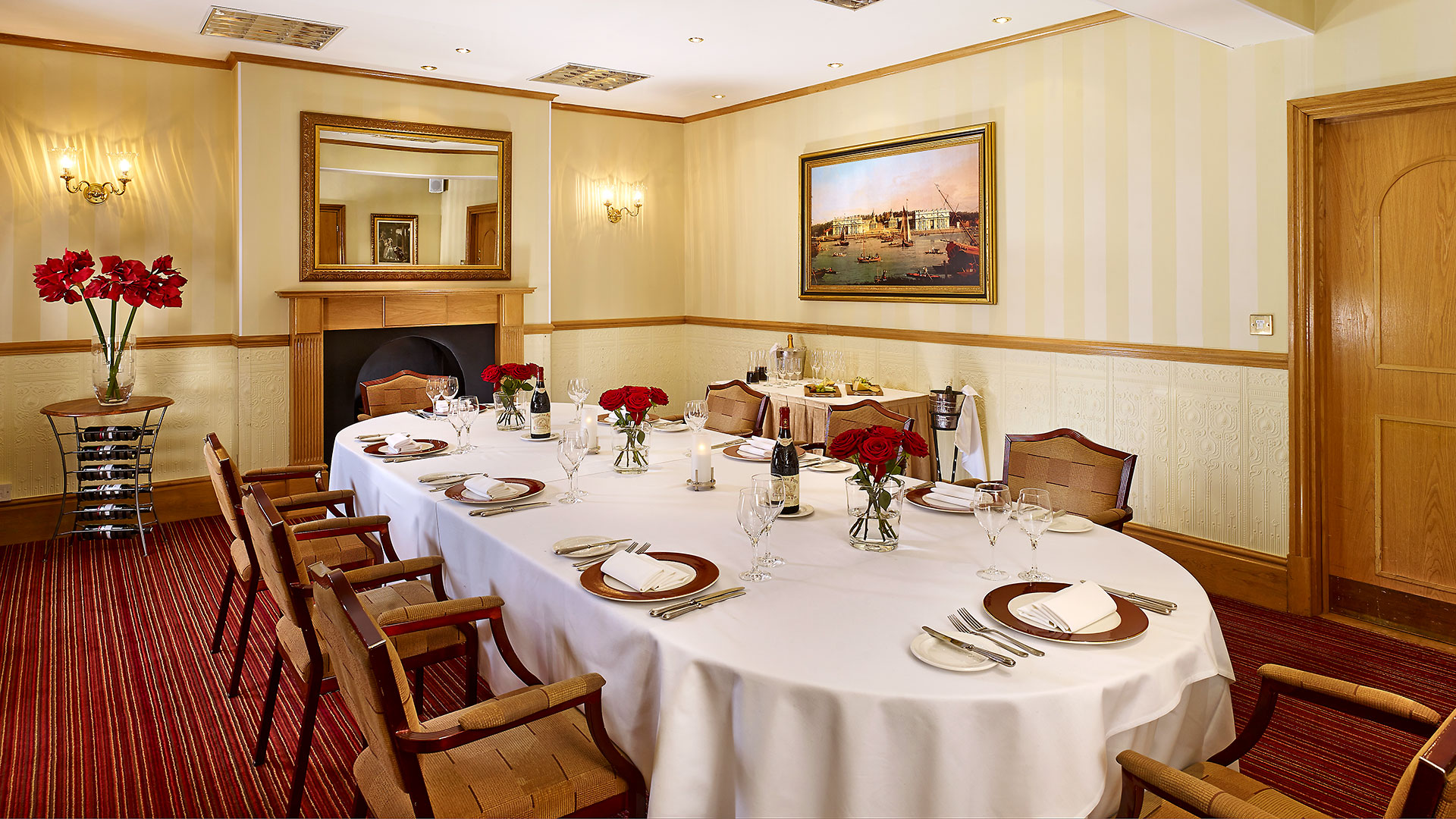 Private dining at Fairlawns Hotel