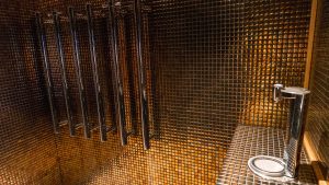The experience shower in the Thermal Suite - Fairlawns Hotel & Spa, Walsall