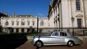 Bentley city tour outside Cambridge University - Gonville Hotel, Cambridge