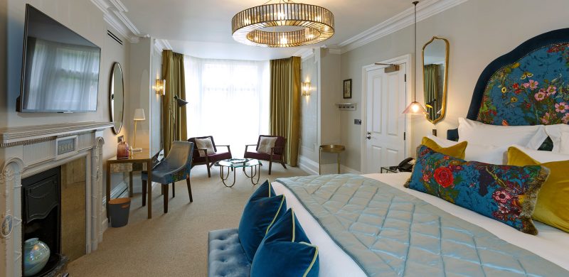 Delphinium feature room - Gonville Hotel, Cambridge