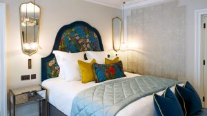 Delphinium feature room - Gonville Hotel, Cambridge