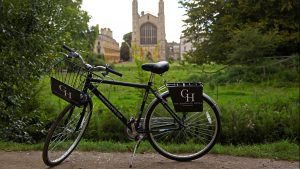 The Gonville bicycle in front of the Cathedral - Gonville Hotel, Cambridge