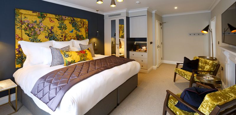 Rosa feature room - Gonville Hotel, Cambridge