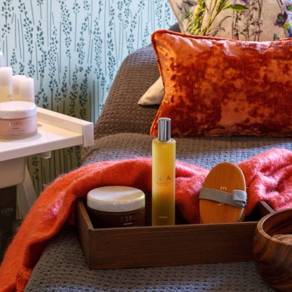 Treatment room and spa products at Gresham House - Gonville Hotel, Cambridge