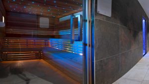 The sauna - Hatherley Manor Hotel & Spa, Cotswolds