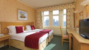 Twin room in a front facing Family Suite - The Imperial Hotel, Llandudno