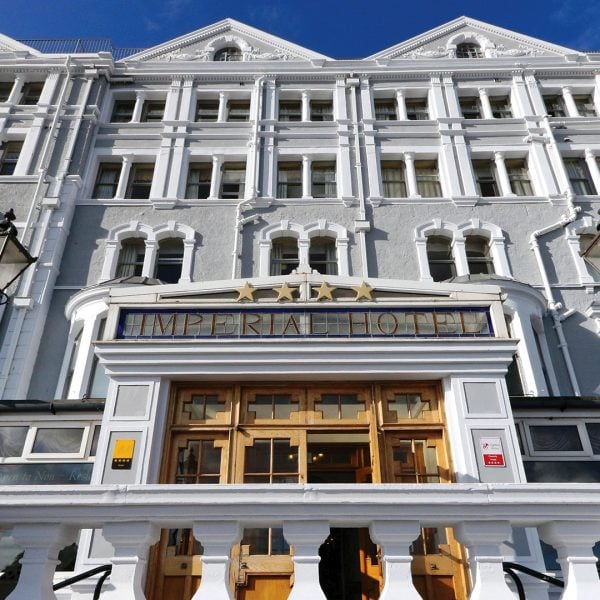 The traditional Victorian seafront building - The Imperial Hotel, Llandudno