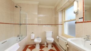 Bathroom of rear facing Superior double room - The Imperial Hotel, Llandudno