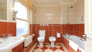 Bathroom of rear facing Superior double room - The Imperial Hotel, Llandudno