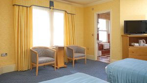 Rear facing Superior twin room - The Imperial Hotel, Llandudno