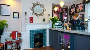 Drinks being poured in the Lounge Bar - Milford Hall Hotel, Salisbury