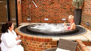 Hot tub in the Lime Tree Spa - Milford Hall Hotel, Salisbury