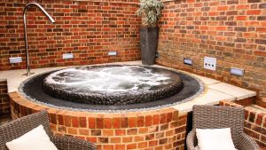 Hot tub in the Lime Tree Spa - Milford Hall Hotel, Salisbury