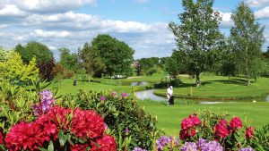 9 hole golf course with floral foliage - Nailcote Hall Hotel, Warwickshire