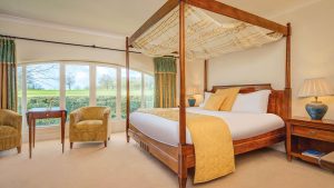 Four poster bed in a luxury Suite - Nailcote Hall Hotel, Warwickshire