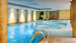 Grand indoor pool with hot tub - Nailcote Hall Hotel, Warwickshire