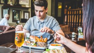 Lunch served in the Clubhouse Restaurant - Ramside Hall Hotel, Durham