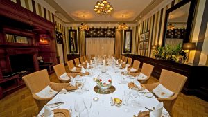 Elegant private dining room - Rowton Hall Hotel & Spa, Chester