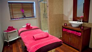 Treatment room in the spa - Rowton Hall Hotel & Spa, Chester