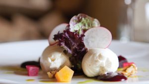Fine dining in the White Hart Restaurant - Dartington Hall Hotel, South Devon