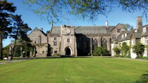 The historic medieval building - Dartington Hall Hotel, South Devon