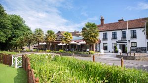 Exterior of the hotel- Frensham Pond Country House Hotel & Spa, Farnham