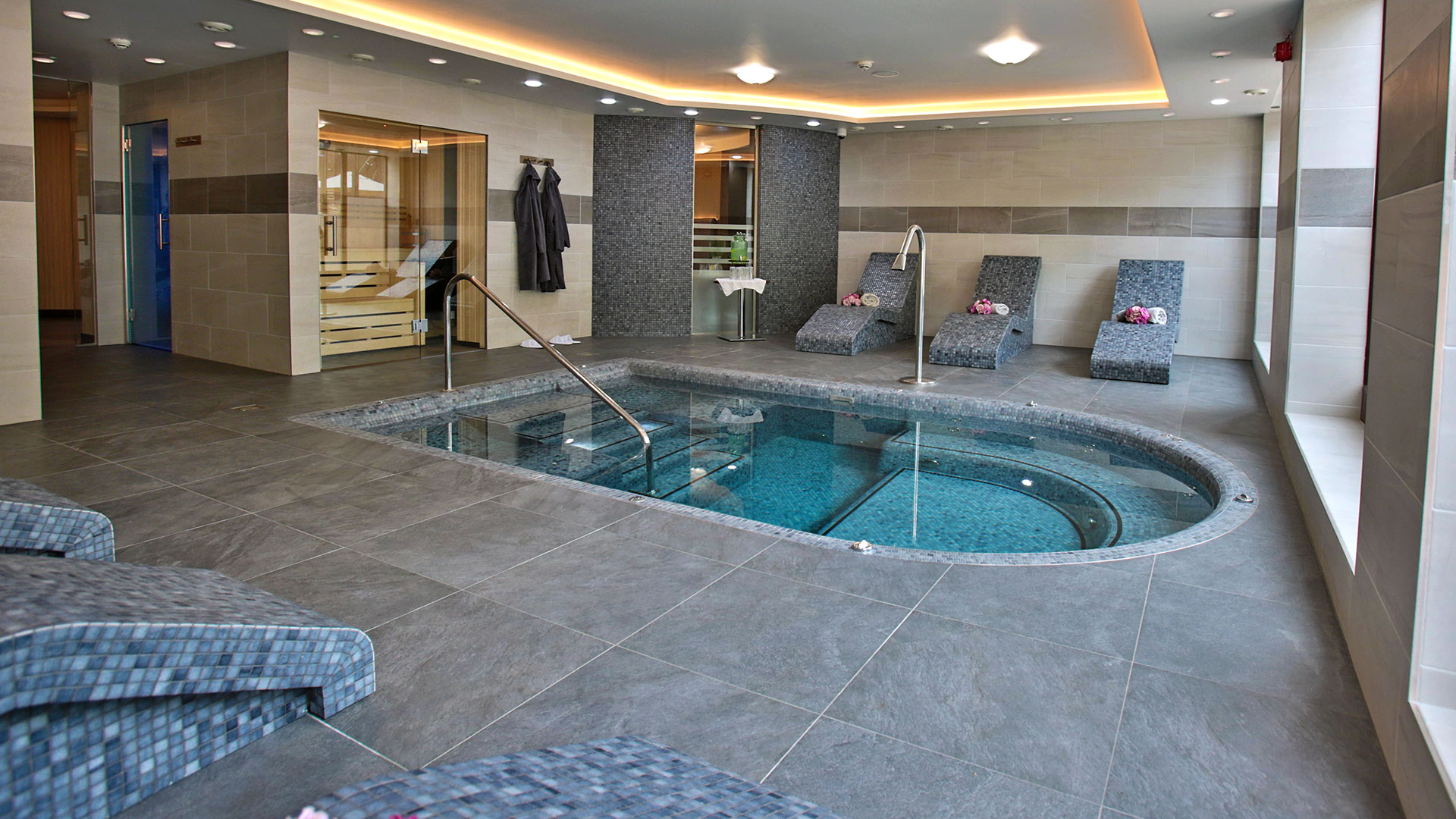 The vitality pool at Frensham Pond Hotel & Spa