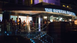 The Ballroom terrace at night - Hythe Imperial Hotel, Spa & Golf, Hythe, Kent