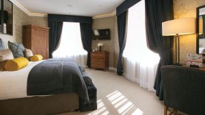The bedroom in the Belcourt Suite - Hythe Imperial Hotel, Spa & Golf, Hythe, Kent