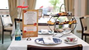 Chocolate afternoon tea served in the Parlour - Hythe Imperial Hotel, Spa & Golf, Hythe, Kent
