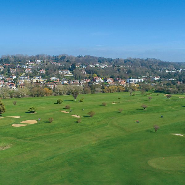 Aerial shot of the 18-hole golf course - Hythe Imperial Hotel, Spa & Golf, Hythe, Kent