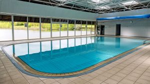 Indoor pool with views of the lake - Waterton Park Hotel, Wakefield