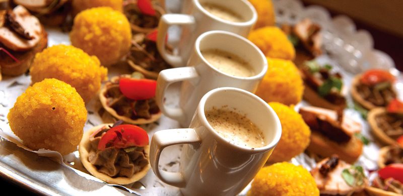 Canapes for an event - Whitley Hall Hotel, Sheffield