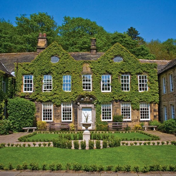 Ivy clad exterior overlooking the courtyard - Whitley Hall Hotel, Sheffield