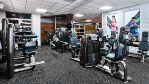 Strength machines in the extensive gym - Wrightington Hotel & Spa, Wigan