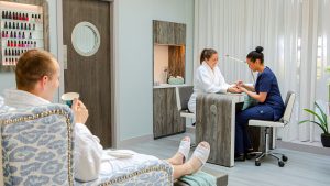 Manicure station in the spa - Wrightington Hotel & Spa, Wigan